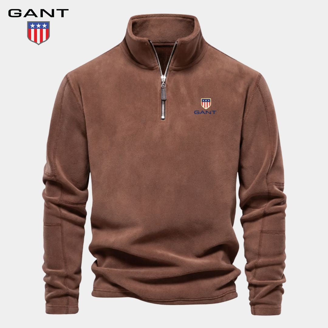 GANT® Långärmad halvzip-tröja