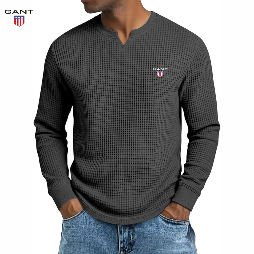 GANT™ Premium Vårtröja i Waffle Knit