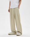 Avslappnade Broderade Wide-Leg-byxor