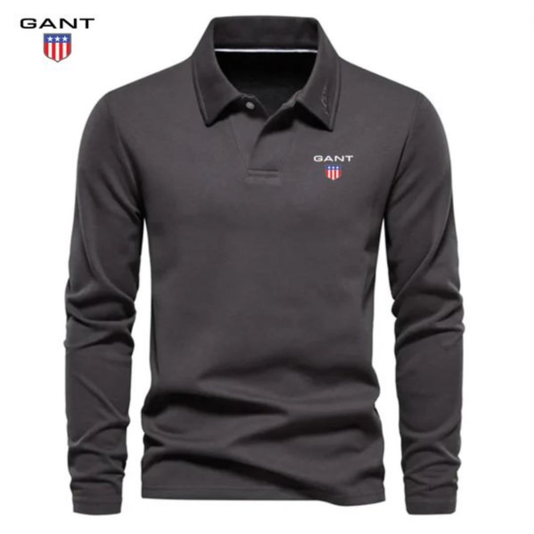 GANT® Klassisk långärmad piqué-polo