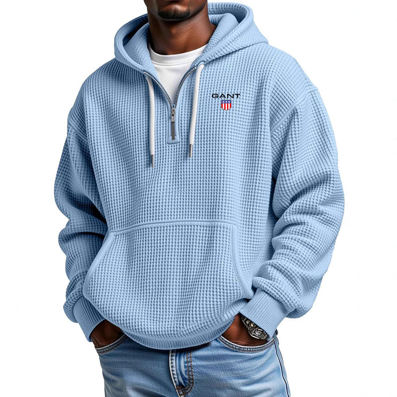 GANT® Huvtröja med halv dragkedja