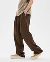 Avslappnade Broderade Wide-Leg-byxor