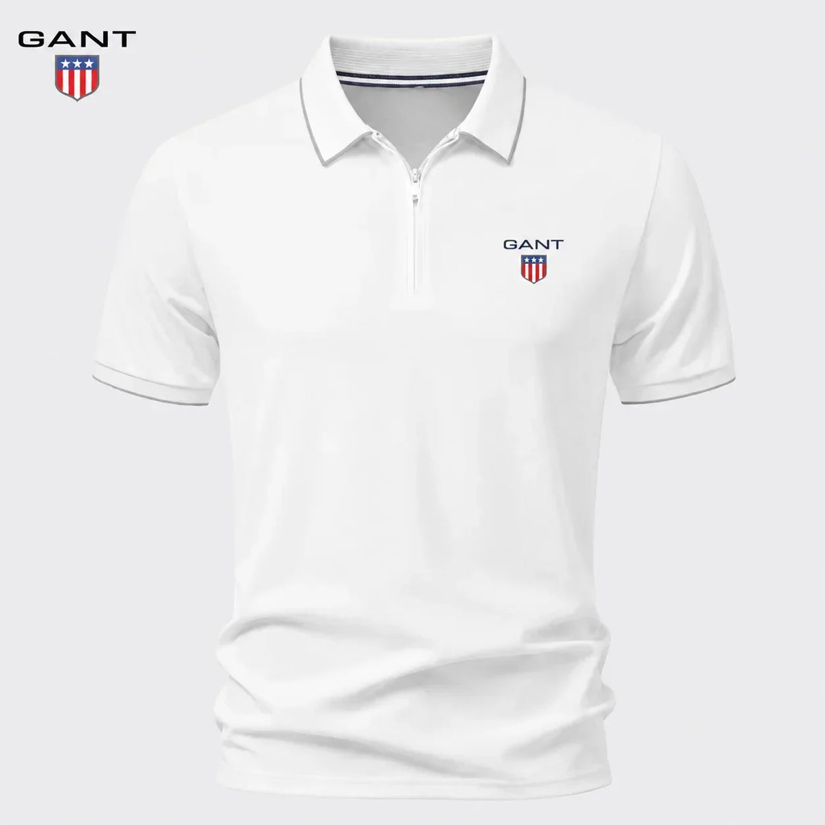 GANT™ Pikétröja med Dragkedja