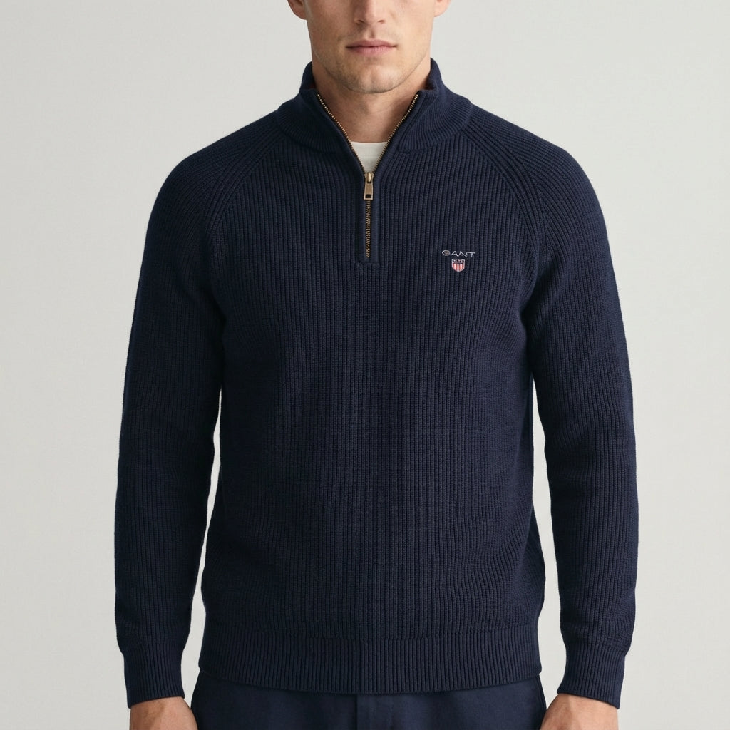GANT® Premium tröja med dragkedja