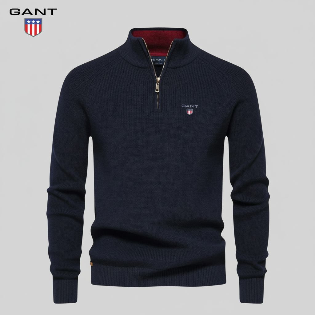GANT® Premium halvzip-tröja