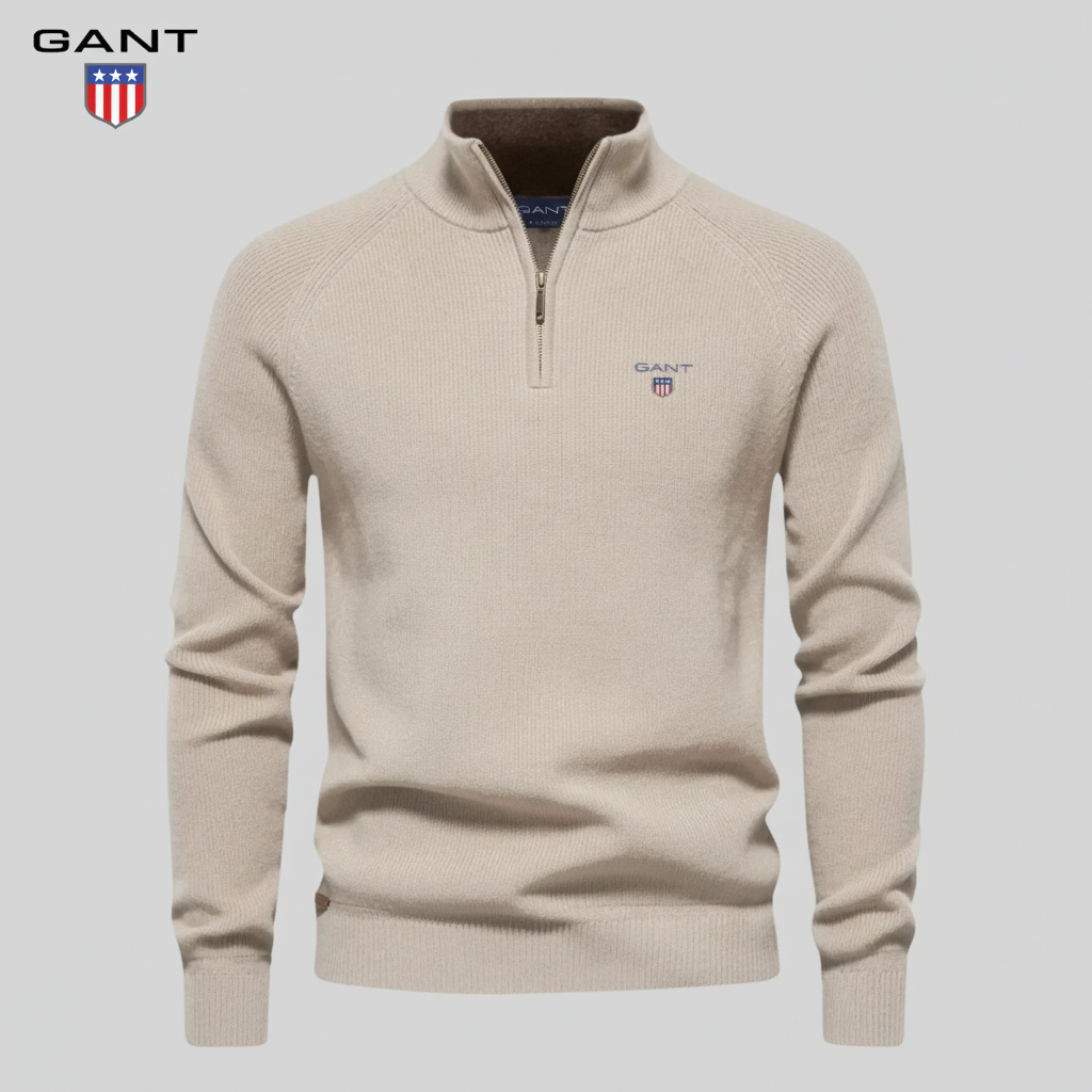 GANT® Premium halvzip-tröja