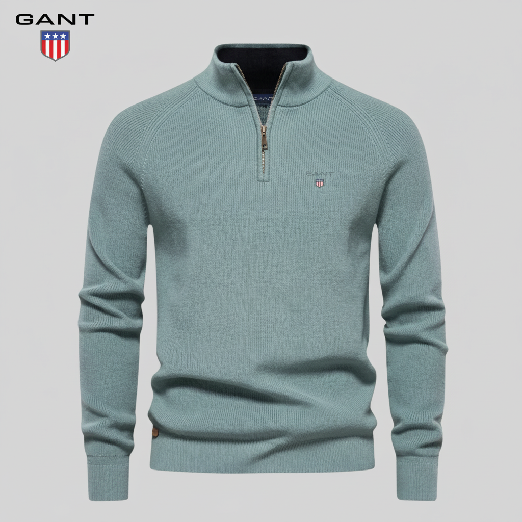 GANT® Premium halvzip-tröja