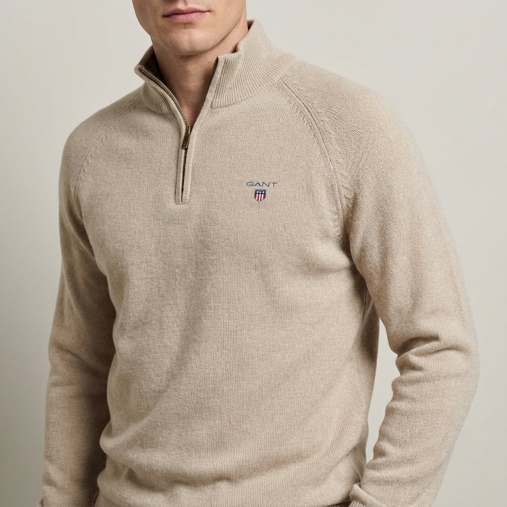 GANT® Premium tröja med dragkedja