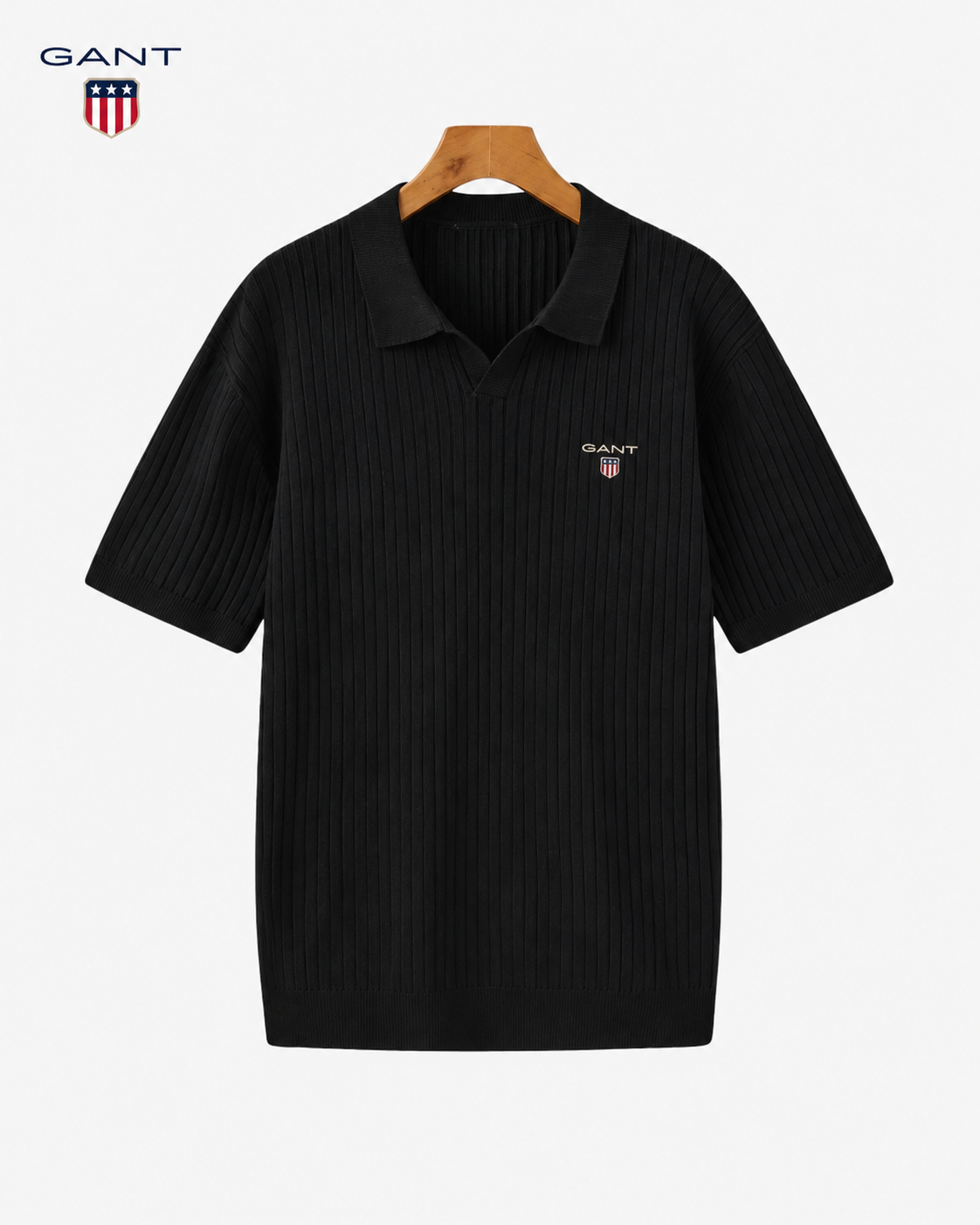 GANT® Sommarens ribbade pikétröja