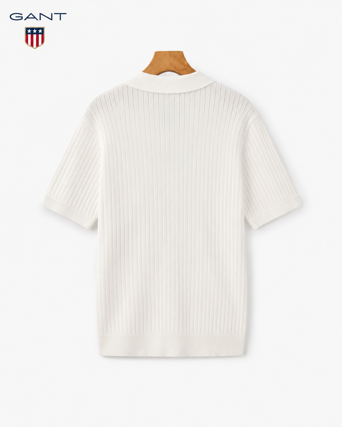 GANT® Sommarens ribbade pikétröja