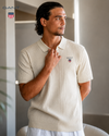 GANT® Sommarens ribbade pikétröja