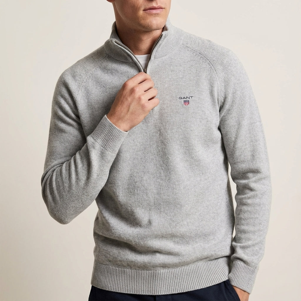 GANT® Premium tröja med dragkedja