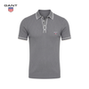 GANT® Ribbstickad Piké