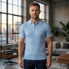 GANT® Ribbstickad Piké