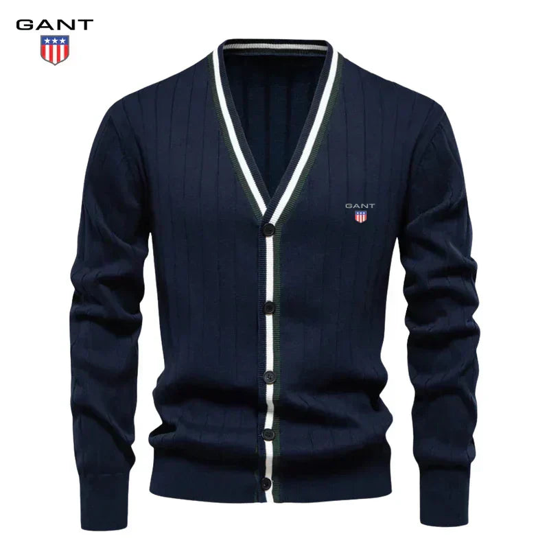 GANT® Raffinerad Cardigan med knappslå