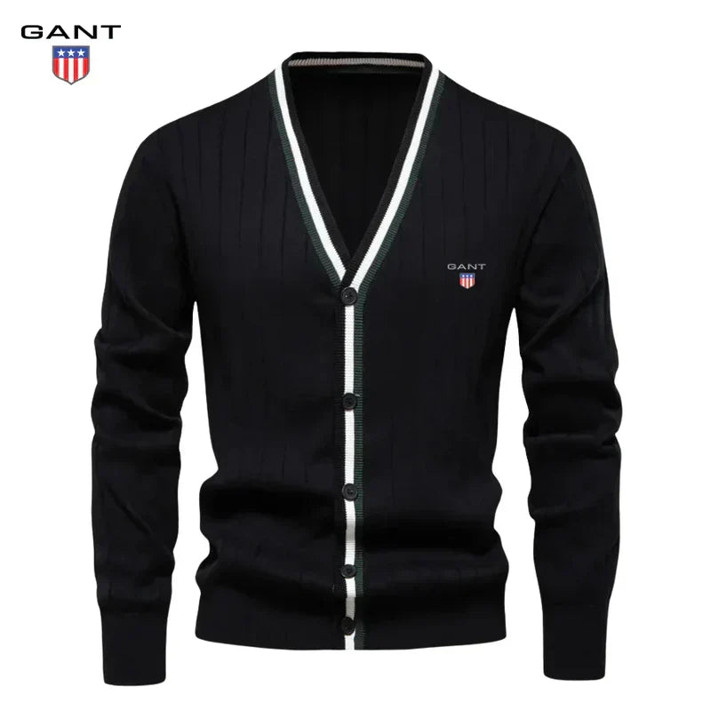 GANT® Raffinerad Cardigan med knappslå