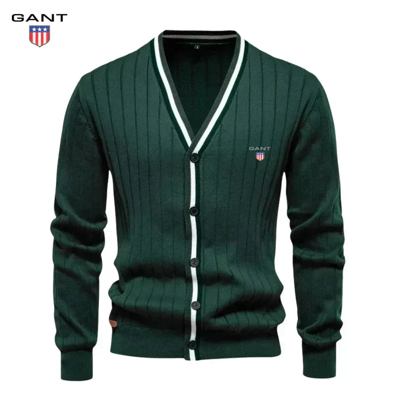 GANT® Raffinerad Cardigan med knappslå
