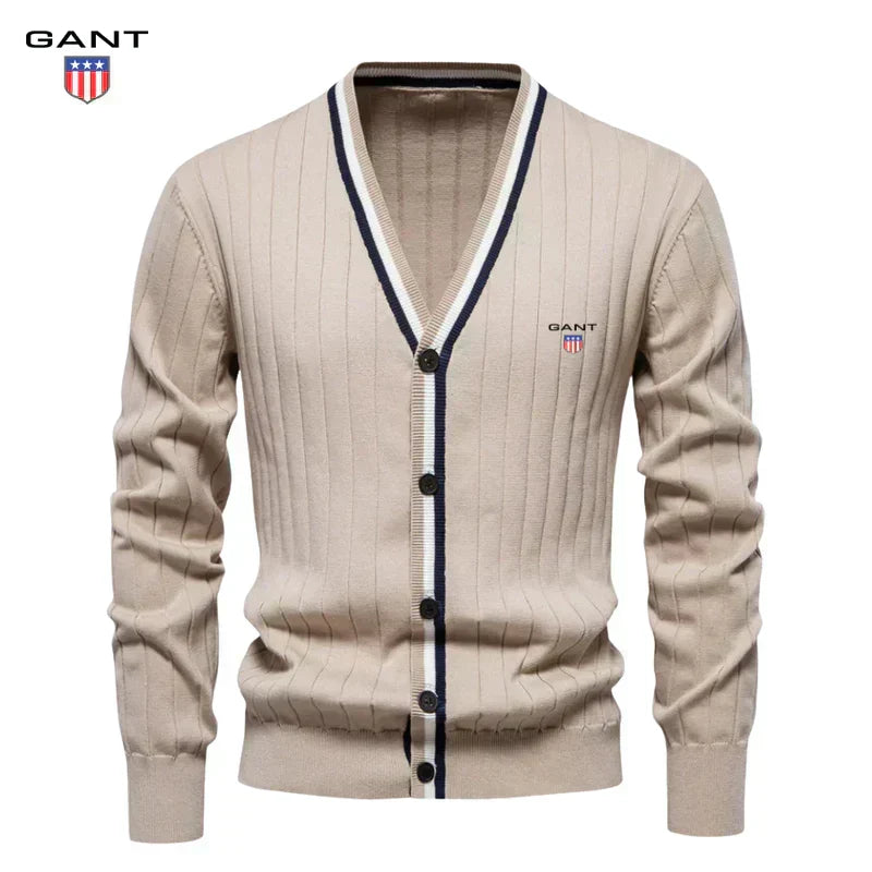 GANT® Raffinerad Cardigan med knappslå