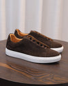 Softey Suede Low-sneakers - bruna