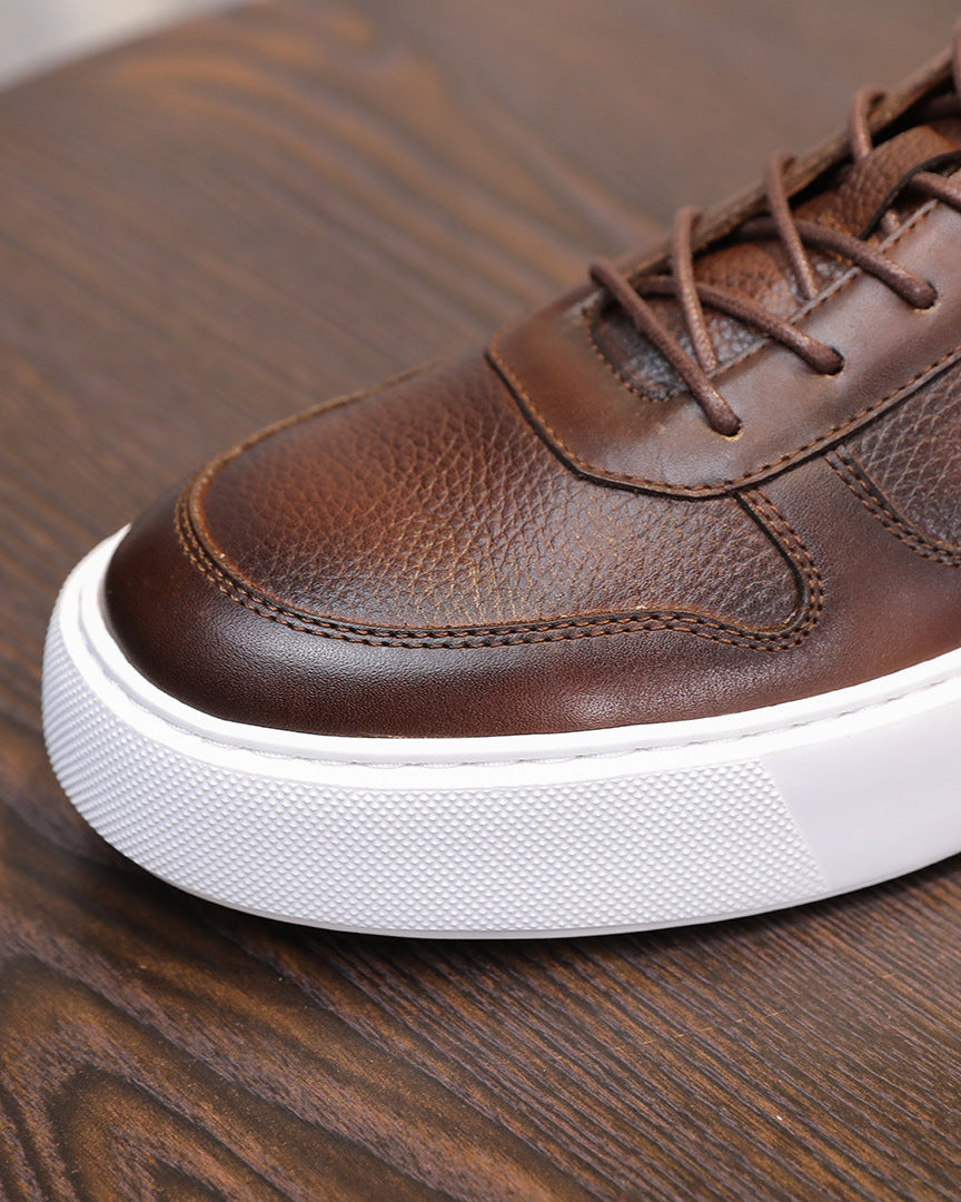 Torino Pebble-Grain låga sneakers