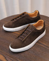 Softey Suede Low-sneakers - bruna