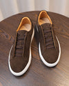 Softey Suede Low-sneakers - bruna