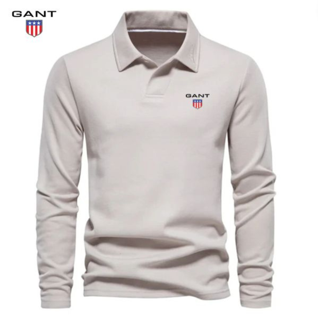 GANT® Klassisk långärmad piqué-polo