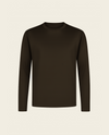 LYXIG L/S T-SHIRT - BRUN